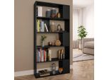 Vidaxl Libreria/Divisorio Per Camera Nero 80X24X159 Cm Materiale A Base Di Legno - Libreria - Librerie - Libreria - Librerie