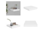 Vidaxl Mensola Galleggiante Bianca 23X23,5X3,8 Cm Mdf - Mensola A Muro - Mensola A Muro Galleggiante - Mensola A Muro Galleggiante