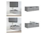Vidaxl Armadio A Muro Grigio Sonoma 68X30X20 Cm Materiale Legno - Armadio A Muro - Armadio A Muro - Armadio A Muro - Armadio A Muro Tv