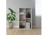 Vidaxl Libreria/Sideboard Bianco 50X25X80 Cm Materiale A Base Di Legno - Libreria - Librerie - Libreria - Librerie