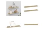 Vidaxl Mensole Da Parete 2 Pz. Rovere Sonoma 60X9X3 Cm - Mensola A Muro - Mensole A Muro - Mensole A Muro - Mensole A Muro - Mensole A Muro