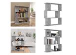 Vidaxl Libreria/Divisorio Grigio Cemento 80X24X96 Cm Materiale A Base Di Legno - Libreria - Librerie - Libreria - Librerie
