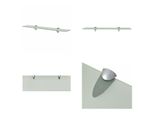 Vidaxl Mensola Galleggiante In Vetro 60X20 Cm 8 Mm - Mensola Galleggiante - Mensole Galleggianti - Mensola A Muro - Mensole A Muro
