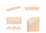 Vidaxl Scaffale A Muro 80X20X4 Cm In Legno Massiccio Di Quercia Non Trattato - Scaffale A Muro - Scaffale A Muro - Scaffale Portaoggetti - Scaffale Galleggiante