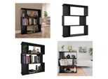 Vidaxl Libreria/Divisorio Per Camera Nero 80X24X96 Cm Materiale A Base Di Legno - Libreria - Librerie - Libreria - Librerie