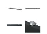 Vidaxl Mensola Galleggiante In Vetro 80X10 Cm 8 Mm - Mensola Galleggiante - Mensole Galleggianti - Mensola A Muro - Mensole A Muro
