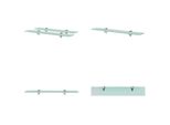 Vidaxl Mensole Galleggianti 2 Pz. Vetro 60X10 Cm 8 Mm - Mensola Galleggiante - Mensole Galleggianti - Mensola A Muro - Mensole A Muro