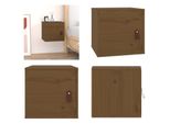 Vidaxl Armadio A Muro Marrone Miele 31,5X30X30 Cm Pino Massiccio - Armadio A Muro - Armadio A Muro - Armadio A Muro In Legno Massiccio