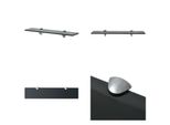 Vidaxl Mensola Galleggiante In Vetro 50X10 Cm 8 Mm - Mensola Galleggiante - Mensole Galleggianti - Mensola A Muro - Mensole A Muro