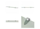 Vidaxl Mensola Galleggiante In Vetro 70X10 Cm 8 Mm - Mensola Galleggiante - Mensole Galleggianti - Mensola A Muro - Mensole A Muro