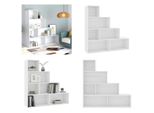 Vidaxl Libreria/Divisorio Bianco 155X24X160 Cm Materiale A Base Di Legno - Libreria - Librerie - Libreria - Librerie
