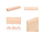 Vidaxl Mensola A Muro 40X10X6 Cm In Legno Massiccio Di Quercia Non Trattato - Mensola A Muro - Mensola Portaoggetti - Mensola Galleggiante