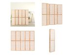 Vidaxl 5 Pezzi Paravento Pieghevole Stile Giapponese 200X170 Cm - Paravento Pieghevole - Divisorio Per Ambienti - Divisorio Per Ambienti