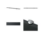 Vidaxl Mensola Galleggiante In Vetro 90X20 Cm 8 Mm - Mensola Galleggiante - Mensole Galleggianti - Mensola A Muro - Mensole A Muro