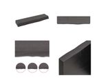Vidaxl Scaffale A Muro Marrone Scuro 40X10X4 Cm In Legno Massiccio Trattato Con Rovere - Scaffale A Muro - Scaffale A Muro - Scaffale Portaoggetti - Scaffale Galleggiante