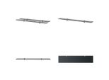 Vidaxl Mensole Galleggianti 2 Pz. Vetro 100X20 Cm 8 Mm - Mensola Galleggiante - Mensole Galleggianti - Mensola A Muro - Mensole A Muro