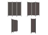 Vidaxl Divisorio 3 Pezzi Antracite 150X180 Cm - Divisorio Per Ambienti - Divisorio Per Ambienti - Divisorio Per Ambienti Pieghevole - Divisorio Per Ambienti Pieghevole