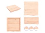 Vidaxl Scaffale A Muro 60X60X(2 6) Cm In Legno Massiccio Di Quercia Non Trattato - Scaffale A Muro - Scaffale A Muro - Scaffale Portaoggetti - Scaffale Galleggiante