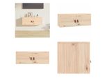 Vidaxl Armadio A Muro 80X30X30 Cm In Pino Massiccio - Armadio A Muro - Armadio A Muro - Armadio A Muro In Legno Massiccio