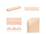 Vidaxl Mensola A Muro 40X10X4 Cm In Legno Massiccio Di Quercia Non Trattato - Mensola A Muro - Mensola Portaoggetti - Mensola Galleggiante