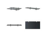 Vidaxl Mensole Galleggianti 2 Pz. Vetro 40X20 Cm 8 Mm - Mensola Galleggiante - Mensole Galleggianti - Mensola A Muro - Mensole A Muro