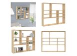 Vidaxl Scaffale A Muro Rovere Sonoma 90X16X78 Cm - Scaffale A Muro - Scaffale A Muro - Scaffale - Scaffali - Mensole