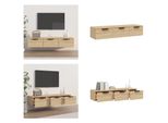 Vidaxl Armadio A Muro Rovere Sonoma 102X30X20 Cm Materiale Legno - Armadio A Muro - Armadi A Muro - Armadio A Muro - Armadi A Muro
