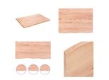 Vidaxl Scaffale A Muro Marrone Chiaro 80X60X2 Cm In Legno Massiccio Trattato Con Rovere - Scaffale A Muro - Scaffale A Muro - Scaffale Portaoggetti - Scaffale Galleggiante