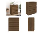 Vidaxl Credenza In Rovere Marrone 60X35X76 Cm Materiale A Base Di Legno - Credenza - Credenza - Armadio - Armadio Portaoggetti