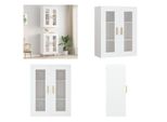 Vidaxl Armadio A Muro Bianco 69,5X34X90 Cm - Armadio A Muro - Armadi A Muro - Armadi A Muro - Armadi A Muro