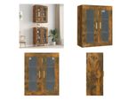 Vidaxl Armadio A Muro In Rovere Fumé 69,5X34X90 Cm - Armadio A Muro - Armadi A Muro - Armadi A Muro - Armadi A Muro