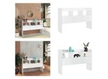 Vidaxl Credenza Bianca Lucida 105X30X70 Cm In Legno - Credenza - Credenze - Armadio Laterale - Armadi Laterali