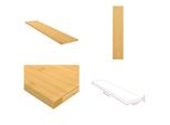 Vidaxl Scaffale A Muro 100X20X1,5 Cm In Bambù - Scaffale A Muro - Scaffale A Muro - Scaffale Portaoggetti - Scaffale Galleggiante
