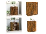 Vidaxl Credenza In Rovere Affumicato 60X30X75 Cm In Legno - Credenza - Credenza - Armadio - Armadio Portaoggetti