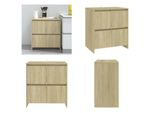 Vidaxl Credenza In Rovere Sonoma 70X41X75 Cm In Legno - Credenza - Credenza - Credenza - Armadio - Armadio Per Riporre Oggetti