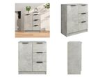 Vidaxl Credenza Grigio Cemento 60X30X70 Cm In Legno - Credenza - Credenze - Mobile - Mobile Credenza