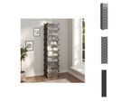 Vidaxl Portascarpe Nero 44X32X174 Cm Pp - Portascarpe E Armadietti