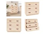 Vidaxl Credenza 80X40X75 Cm In Legno Di Pino Massiccio - Credenza - Credenza - Armadio - Mobile Contenitore