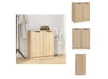Vidaxl Scarpiera Rovere Sonoma 59X35X70 Cm In Legno - Scarpiere E Armadietti