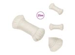 Vidaxl Corda Da Lavoro Bianca 8 Mm 25 M In Polipropilene - Corde