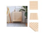 Vidaxl Armadio A Battente Design 61,5X59,4 Cm In Legno Di Pino Massiccio - Porte Per Armadi