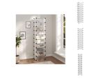 Vidaxl Portascarpe Trasparente 44X32X174 Cm Pp - Portascarpe E Armadietti