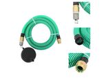 Vidaxl Tubo Di Aspirazione Con Raccordi In Ottone Verde 1,1" 25 M Pvc - Tubi Da Giardino"