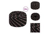 Vidaxl Corda Da Barca Nera 20 Mm 50 M In Polipropilene - Corde