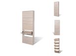 Vidaxl Scarpiera Con 5 Ribalte In Legno Effetto Rovere - Scarpiere E Armadietti