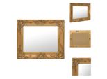 Vidaxl Specchio Da Parete In Stile Barocco 50X40 Cm Golden - Specchio