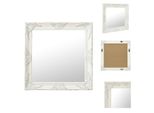 Vidaxl Specchio Da Parete In Stile Barocco 60X60 Cm Bianco - Specchio
