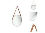 Vidaxl Specchio Da Parete Con Cintura 50 Cm Argento - Specchio