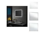 Vidaxl Specchio Da Parete Per Bagno Con Led 80X60 Cm - Specchio