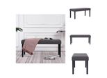 Vidaxl Panca 106 Cm In Pelle Finta Grigia - Panche Per Il Corridoio E Per La Casa